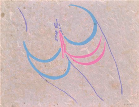 Giulio Turcato (Mantua/Mantova 1912 - Rom/Roma 1995) Senza titolo;Serigrafia...