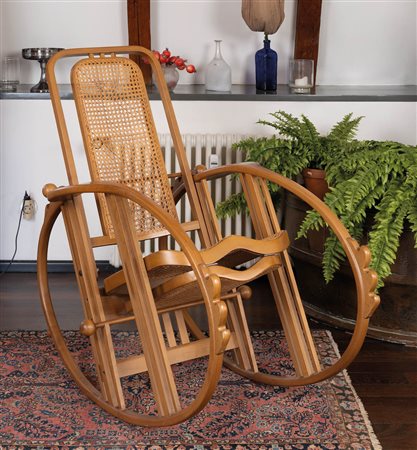 Volpe Antonio / Josef Hoffmann Sedia a dondolo modello...