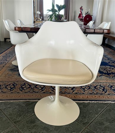 Eero Sarinen, 6 sedie modello Tulip, 1956
