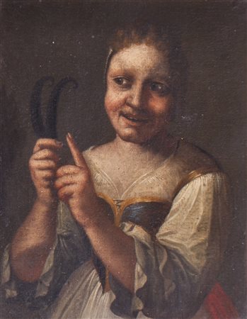 Maler um 1700/Pittore del 1700 circa I cinque sensi;5 dipinti, olio su tela,...