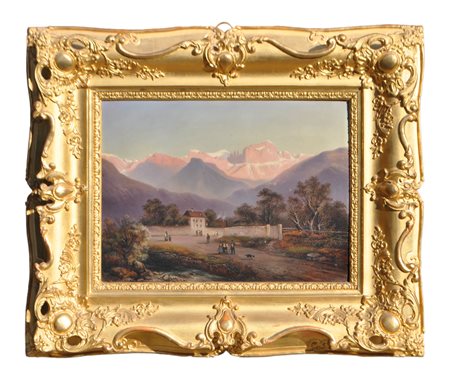 Ludwig Neelmeyer (Osnabrück 1814 - Gries bei Bozen 1870) Bolzano verso il...