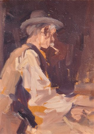 Josef Telfner (Meran/Merano 1874 - Gufidaun/Gudon 1948) Contadino con...
