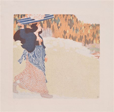Ferdinand Andri (Waidhofen an der Ybbs 1871 - Wien/Vienna 1956) La contadina...