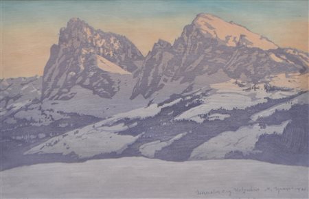 Max Sparer (Söll, Tramin/Termeno 1886 - Bozen/Bolzano 1968) Alpe di Siusi,...