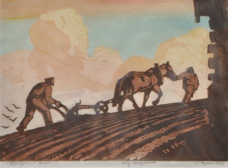 Max Sparer (Söll, Tramin/Termeno 1886 - Bozen/Bolzano 1968) Aratore,...