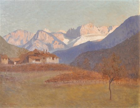 Karl Maria Schuster (Purkersdorf 1871 - Wien/Vienna 1953) Vista sul...