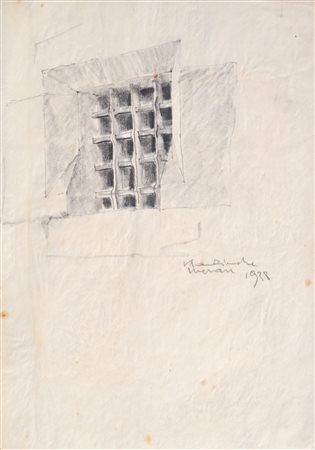 Wilhelm Nicolaus Prachensky (Innsbruck 1898 - 1956) Vecchia finestra a...