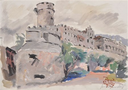 Wilhelm Nicolaus Prachensky (Innsbruck 1898 - 1956) Castello del...