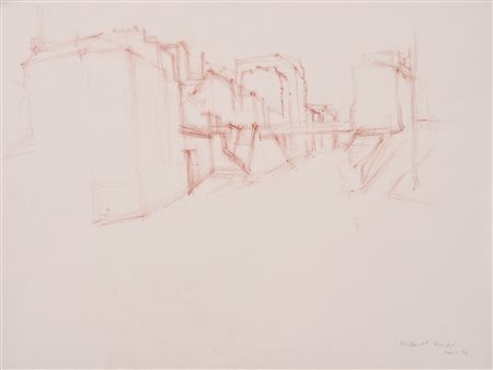 Wilfried Kirschl (Wörgl 1930 - Innsbruck 2010) Parigi, 1974;Pastello, 46 x 61...
