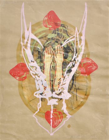 Arnold Mario Dall’O (Bozen/Bolzano 1960) Mani, cuore, busto, corna,...