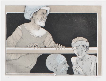 Karl Plattner Mals/Malles 1919 - Mailand/Milano 1986) Materintà II,...