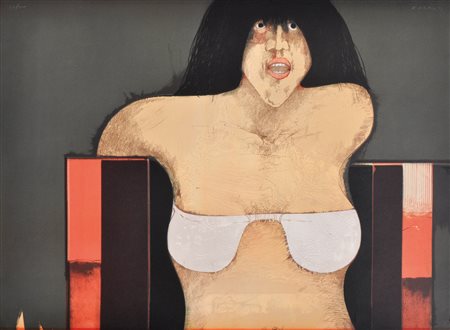 Karl Plattner Mals/Malles 1919 - Mailand/Milano 1986) Il reggiseno bianco,...