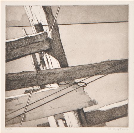 Karl Plattner Mals/Malles 1919 - Mailand/Milano 1986) Steccato,...