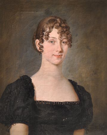 Barbara Krafft geb./n. Steiner Ritratto di Franz Heinrich Hepperger von...