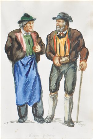 Hugo Atzwanger (Feldkirch 1883 - Bozen/Bolzano 1960) Merano - Val...