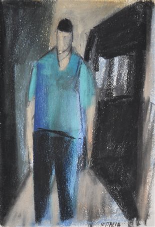 Josef Costazza (Neumarkt/Egna 1950) Senza titolo;Pastello, 30 x 24 cm Firma