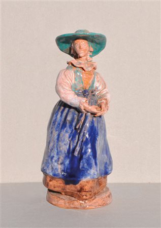 Maria Delago (St. Leonhard in Passeier 1902 - Brixen/Bressanone 1979) Ragazza...