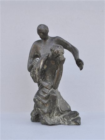 Claudio Trevi (Padua/Padova 1928 - Bozen/Bolzano 1987) Consolazione;Bronzo,...