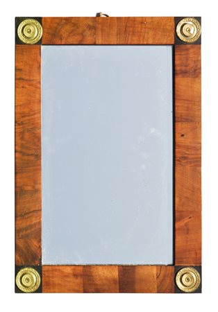 Anonym/Anonimo Specchio in stile Biedermeier, 1840 ca.;Legno impiallacciato,...