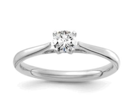 ANELLO IN ORO 2,15 GR DIAMANTE NATURALE - 1005 NAT 18K