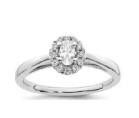 ANELLO CLASSICO IN ORO 14K CON DIAMANTI 414 LG
