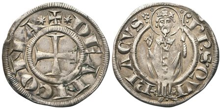 ANCONA. Repubblica (XIII-XIV secc.). Grosso agontano; Ag (2,42 g; 21,4 mm)