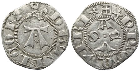 ANCONA. Repubblica. Bolognino, sec. XV; Ag (0,86 g; 17 mm)