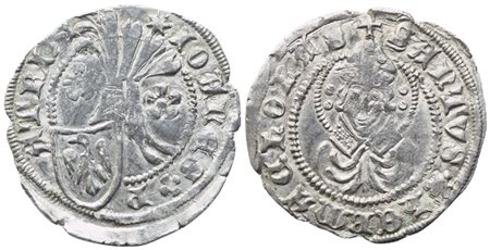 AQUILEIA. Giovanni di Moravia (1387-1394). Denaro; Ag (0,95 g; 18,8 mm)