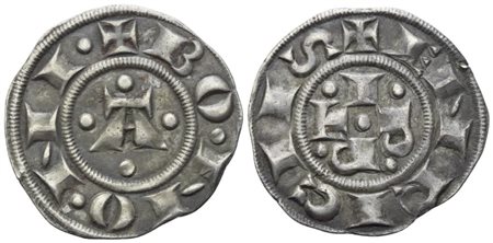 BOLOGNA. Repubblica. Monetazione a nome di Enrico VI Imperatore (1191-1336). Bolognino grosso 1236; Ag (1,43 g; 18,7 mm)