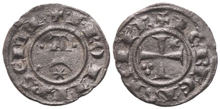 BRINDISI. Federico II (1197-1250). Mezzo denaro; Mi (0,39 g; 13,8 mm)