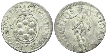 FIRENZE. Granducato di Toscana. Gian Gastone de' Medici (1723-1737). Crazia; Mi (1,05 g; 17 mm)