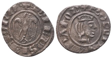 MESSINA. Federico II (1197-1250). Mezzo denaro; Mi (0,37 g; 12,5 mm)