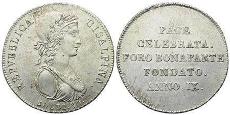 MILANO. Repubblica Cisalpina (1800-1802). 30 Soldi 1800-1801 – Anno IX; Ag (7,32 g; 28 mm)