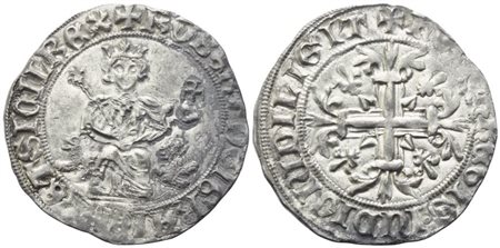 NAPOLI. Regno di Napoli. Roberto d'Angiò (1309-1343). Gigliato; Ag (3,95 g; 28 mm)