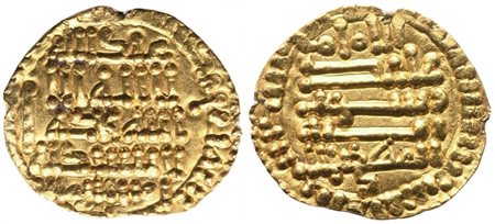 PALERMO. Fatimidi. Al-Mahdi Billah (909-934). Robai; Au (1,05 g; 13,5 mm)