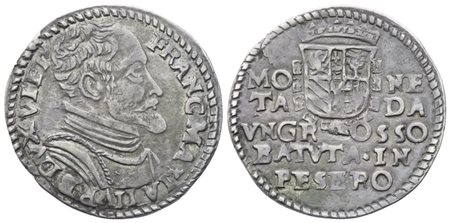 PESARO. Francesco Maria II Della Rovere (1574-1624), Grosso; Ag (2,50 g; 21,2 mm)