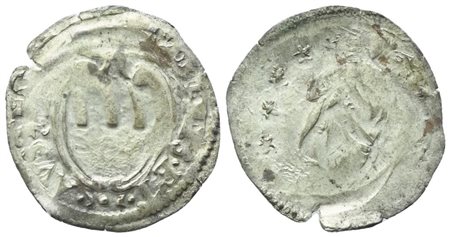 PIOMBINO. Niccolò Ludovisi (Principe, 1634-1665). Crazia; Mi (0,56 g; 18 mm)