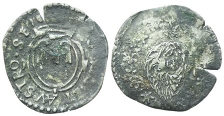 PIOMBINO. Niccolò Ludovisi (Principe, 1634-1665). Crazia; Mi (0,73 g; 19 mm)