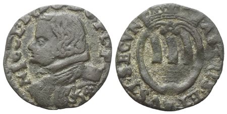 PIOMBINO. Niccolò Ludovisi (Principe, 1634-1665). Quattrino, 1654; Cu (0,80 g; 16 mm)
