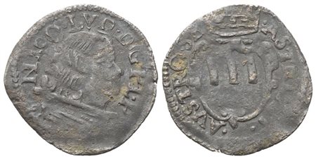 PIOMBINO. Niccolò Ludovisi (Principe, 1634-1665). Quattrino; Cu (0,62 g; 17 mm)