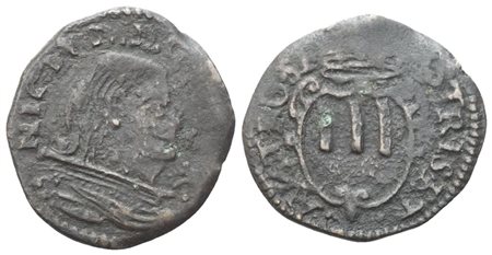 PIOMBINO. Niccolò Ludovisi (Principe, 1634-1665). Quattrino; Cu (1,10 g; 17 mm)