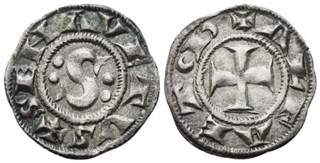 SIENA. Repubblica. Denaro piccolo (post 1250); Mi (0,68 g; 13,5 mm)