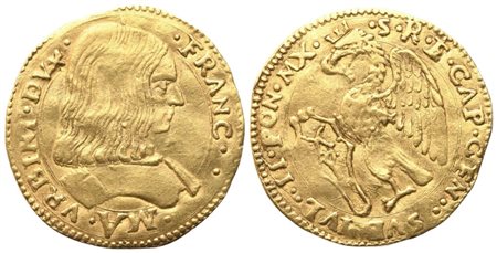 URBINO. Francesco Maria I della Rovere  (1508-1538), Ducato d'oro; Au (3,48 g; 21 mm)
