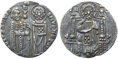 VENEZIA. Repubblica. Giovanni Soranzo (1312-1328). Grosso; Ag (2,09 g; 19,5 mm)