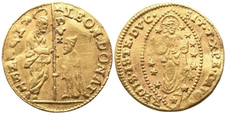 VENEZIA. Leonardo Donà (1606-1612). Zecchino; Au (3,47 g; 20 mm)