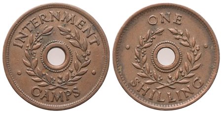 AUSTRALIA. Token campo di prigionia 1943; Cu (2,28 g; 18 mm)