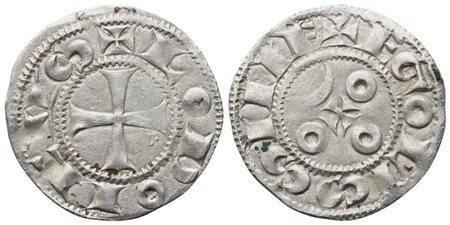 FRANCIA. Angoulême. Denaro in nome di Louis IV d'Outremer (936-954); Ag (1,04 g; 17,8 mm)