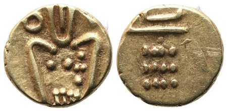 INDIA. Cochin-Malabar (XVII-XVII secc.). Fanam; Au (0,36 g; 7 mm)