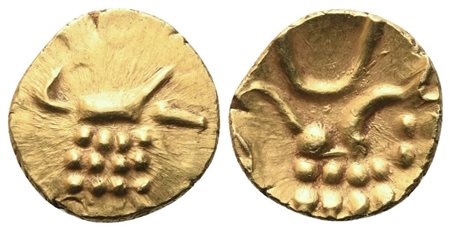 INDIA. Veera Raya, Coorg (XVII sec.). Fanam; Au (0,40 g; 7,8 mm)