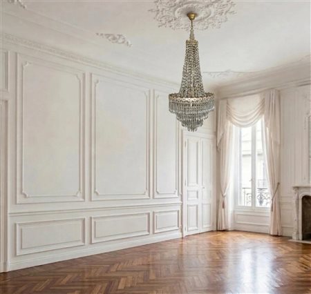 Lampadario con brindoli a 4 luci